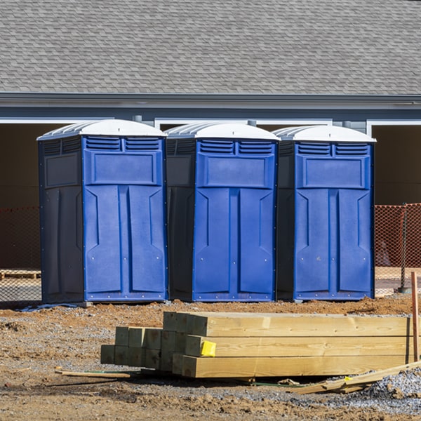 are there any restrictions on where i can place the portable toilets during my rental period in Bay Shore